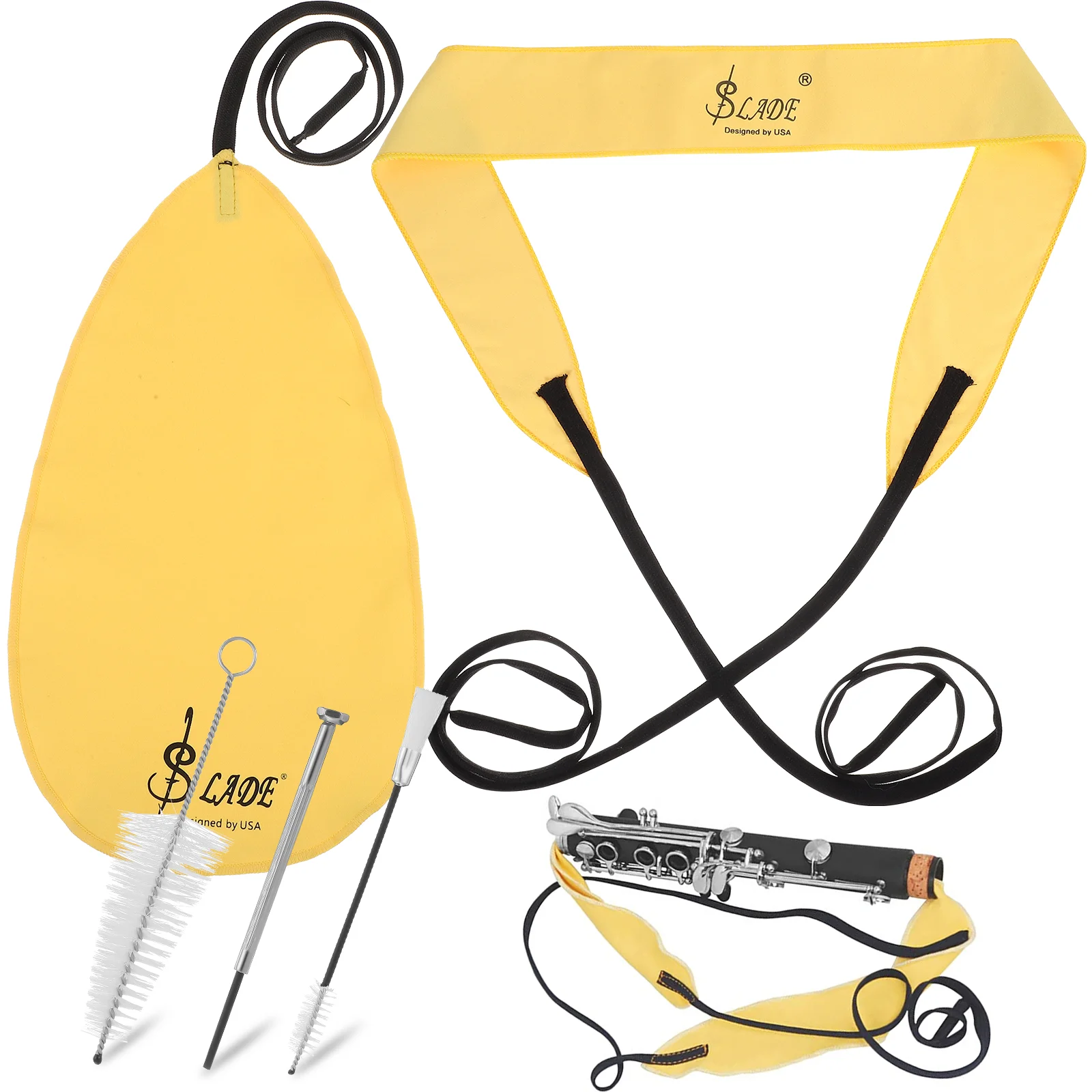 Wind Instrument Cleaning Kit Clarinet Cloth Instruments The Mitten Cloths Flute for Care