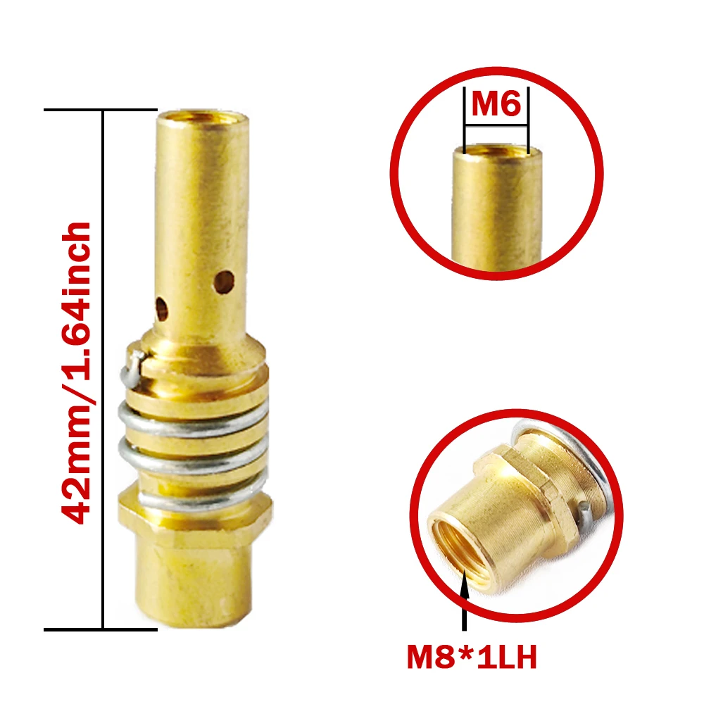 MB-15Ak 14Ak Mig طلاء حماية 0.8/1.0/1.2 مللي متر الاتصال تلميح فوهة السيراميك غير عصا لحام الخبث ملحقات لحام الأوروبي