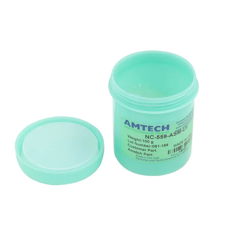 100% Original AMTECH NC-559-ASM/UV 100g Lead-Free Solder Flux Paste For SMT BGA Reballing Soldering Welding Repair Paste