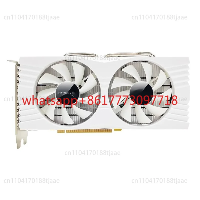 RX580 8GB Single HDMI Interface Graphics Card White - Dual Fans