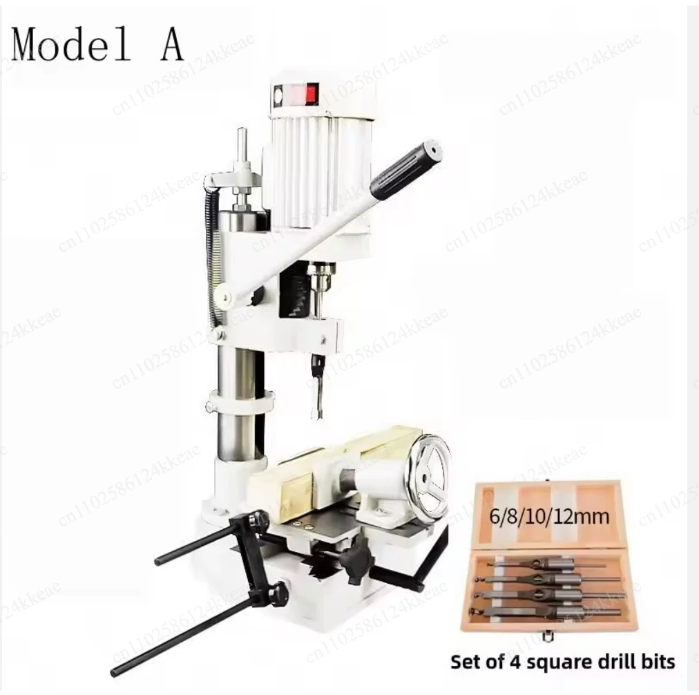 Woodworking tenoning machine Multifunctional square hole drill Bench drill Small household