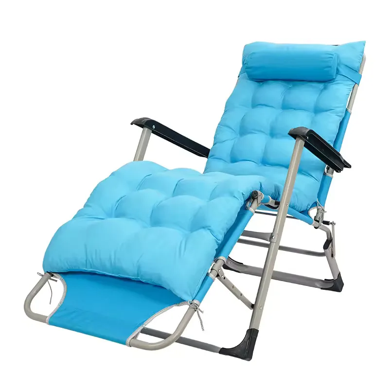 

Садовый шезлонг для отдыха на открытом воздухе, современное складное кресло с нулевой гравитацией, регулируемое в пяти положениях, с подставкой для ног