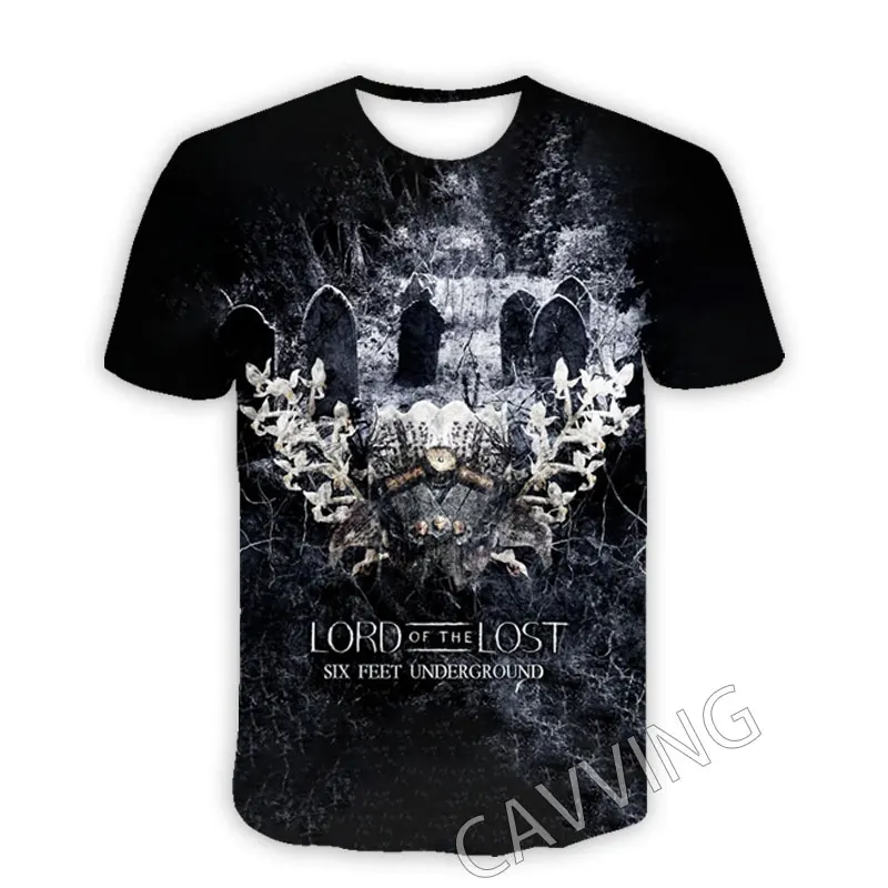 CAVVING 3D Printed  LORD OF THE LOST Rock   Casual T-shirts  Hip Hop T Shirts Harajuku Styles Tops Clothing for Men/women