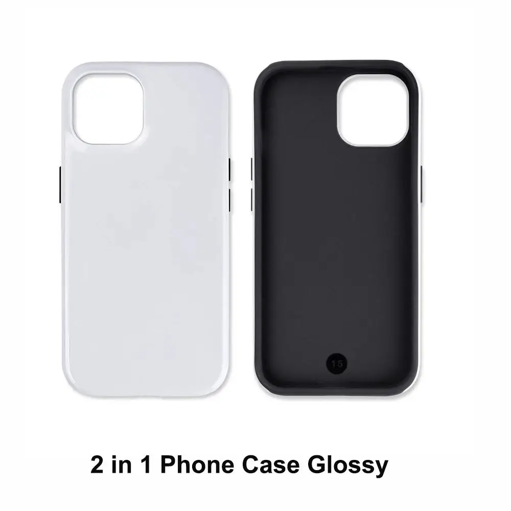 TUOLI Doule Case 2 in 1 TL-X9 Blank Phone for iPhone 16 15 14 13 12 Sublimation Heat Transfer Cellphone Personalized DIY Covers