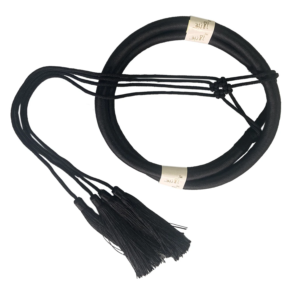 Oqal Igal Agal Eqal Egal Arab Headwear Shemag Saudi Headband Black Scarf Cord for Headscarf Keffiyeh Shemagh Wrap Muslim Tassel