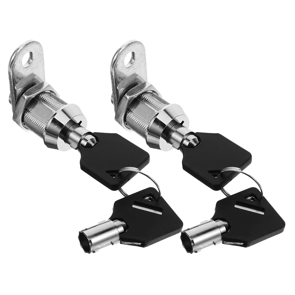 

1 set Door Locks Cabinet Drawer Lock Zinc Alloy High Security Durable Easy Installation Spare Keys Toolbox Cam Arcade File