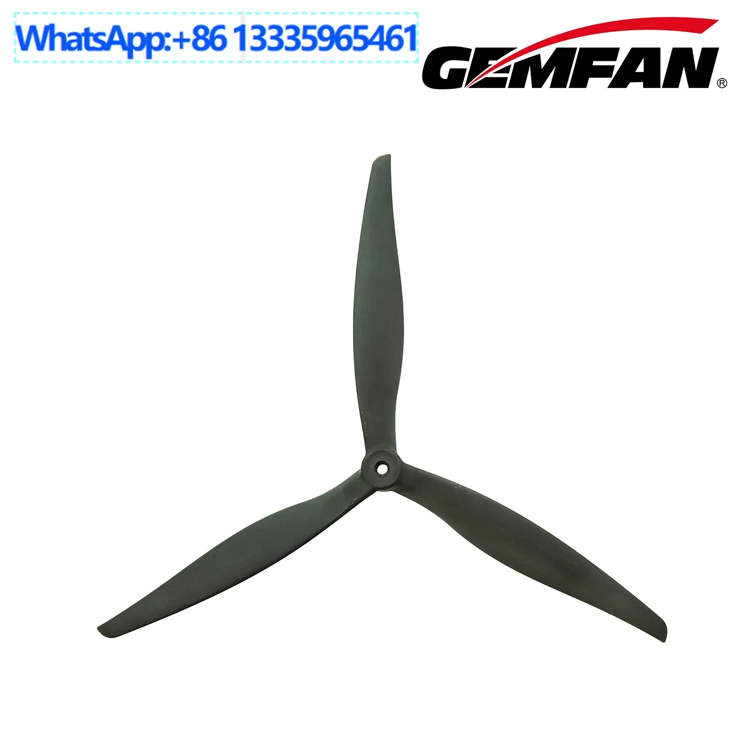

2PCS Gemfan 1410-3 Triple Blade Propeller, Fiberglass Nylon FPV Fixed Wing Crossover