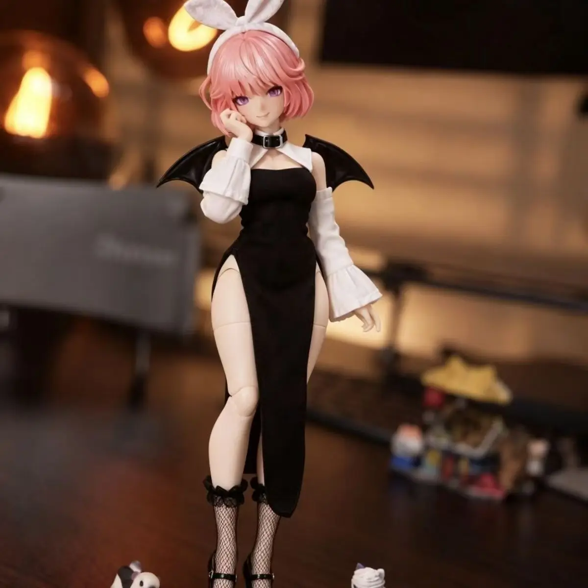 Halloween Sexy Devil Dress Original Design For 1/12 SNAIL SHELL romankey figure figma shf TBL ANT Mecha Girl Doll Clothes