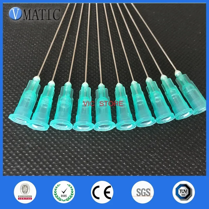 Free Shipping Quality 21G Blunt Tip 10cm Liquid Dispenser Adhesive Glue Ink Refilling 100mm Length Dispensing Needles