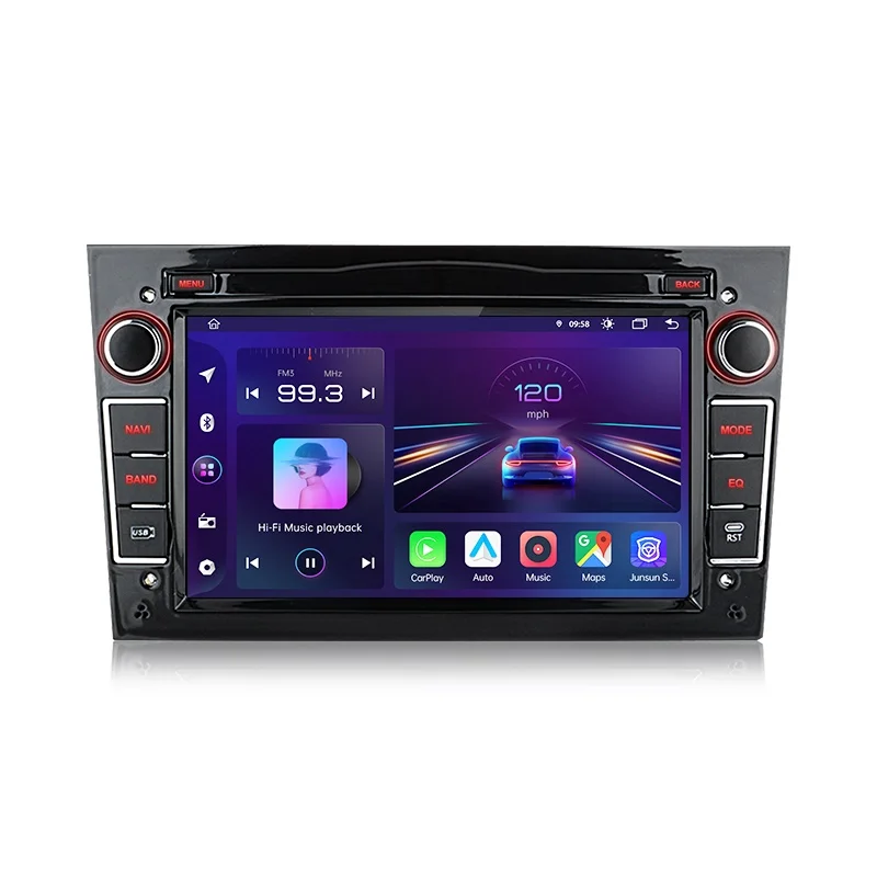 Junsun 7 Inch Universal Car Radio for Opel Astra H J Vectra Vauxhall Antara Zafira Corsa C D Vivaro Meriva CarPlay Android Auto - afbeelding 2