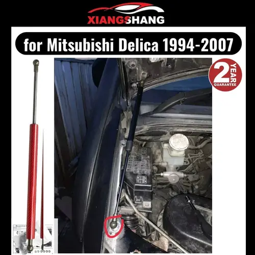 Amortiguador de capó para Mitsubishi Delica L400, engranaje espacial, distancia entre ejes larga, versión 1994-2007, soporte de elevación, capó delantero, 1 unidad