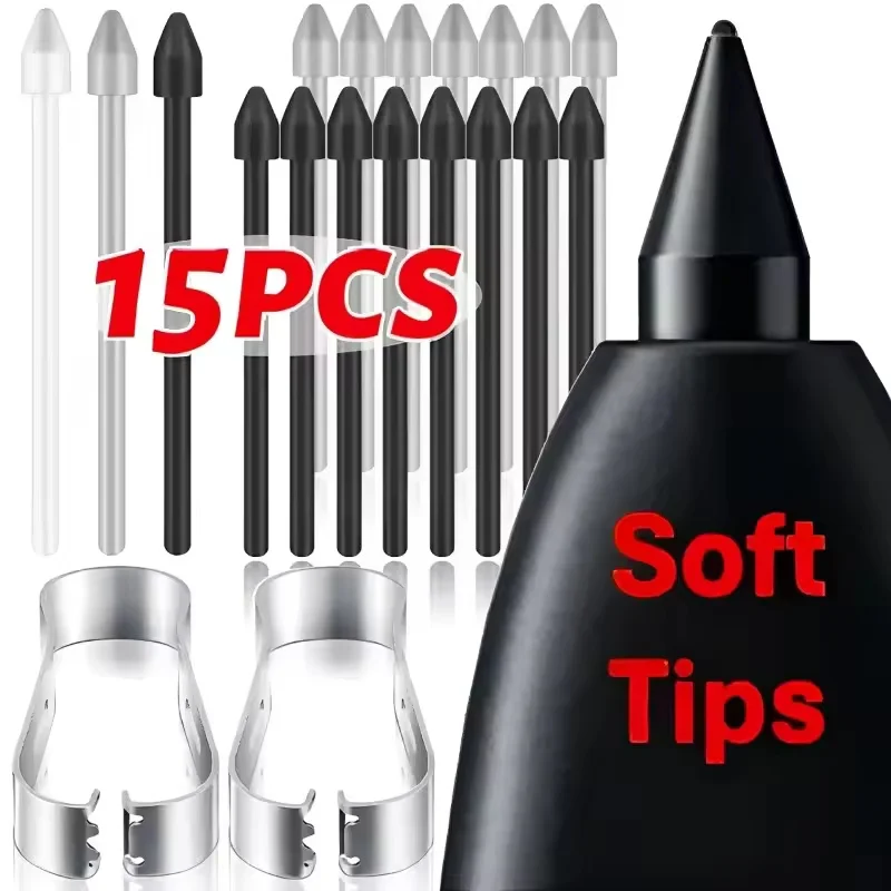 Pencil Tips for Galaxy Tab S6 Lite S6 S9 S20 Stylus Pen Replacement Tip Nib for Samsung Galaxy Tab S7 FE S8+ S8 Ultra Spare Nibs