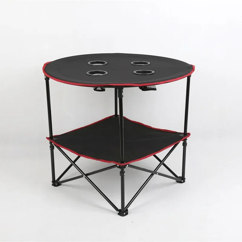 

Пляжный круглый портативный тканевый стол на открытом воздухе
