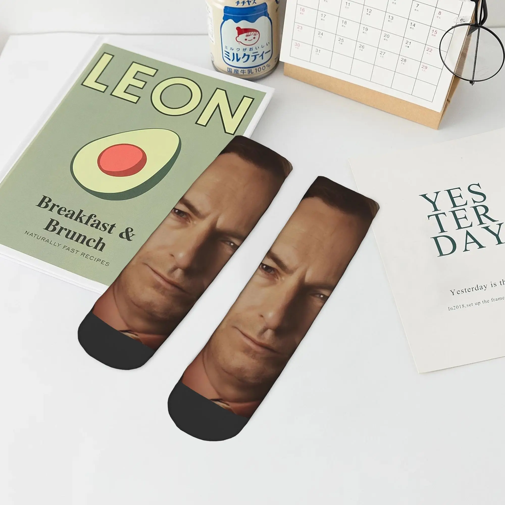 Calcetines 3D Saul Goodman Meme Harajuku medias súper suaves calcetines para todas las estaciones accesorios para regalos de hombre y mujer