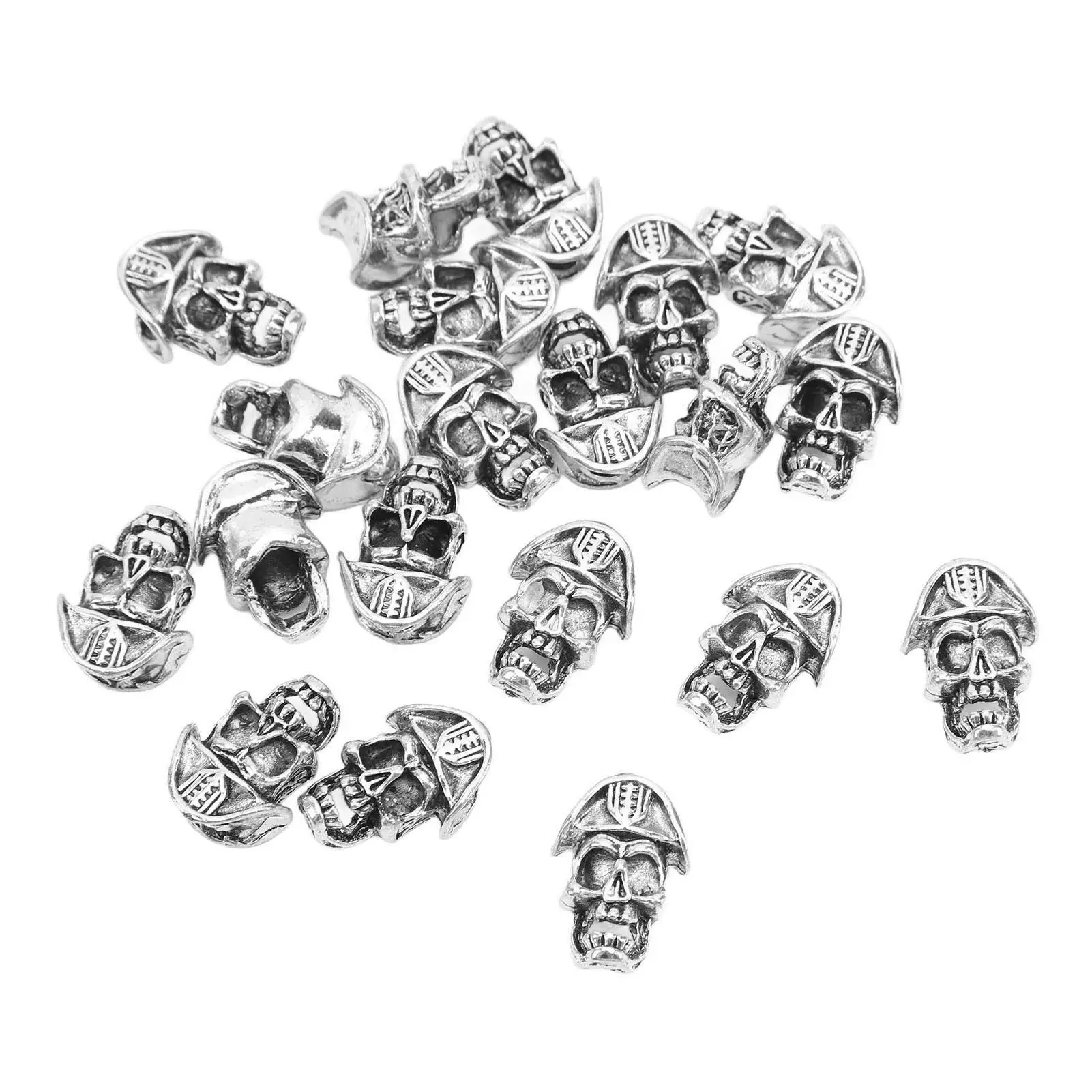 Scratch-Resistant Metal Beard Beads for Dreadlocks - Unique Jewelry Making Ornaments