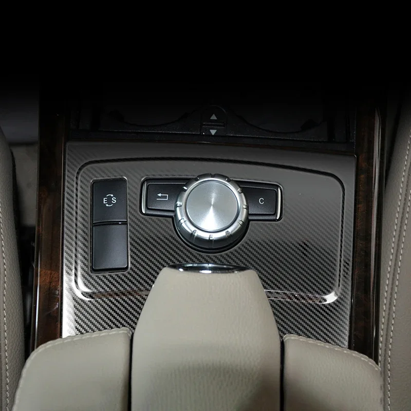 

Center console switch frame mode button panel for Mercedes Benz E-Class W212 300 2012-2015 models; car decoration accessories