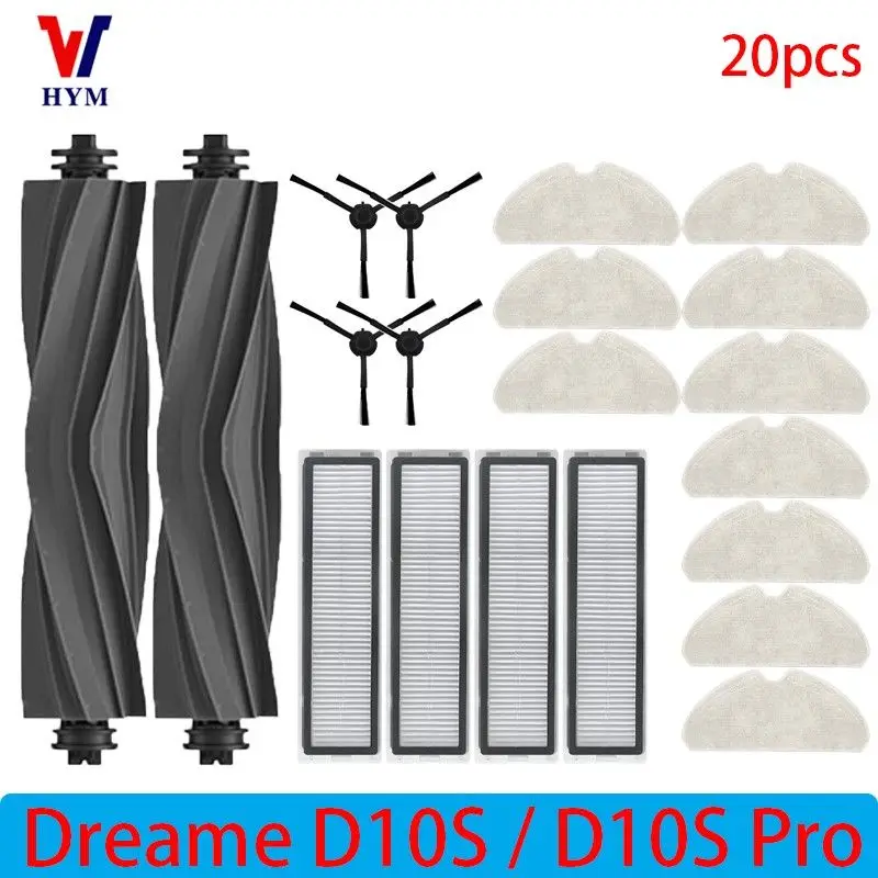 Voor Dreame D10s/D10s Pro Accessoires Robot Stofzuiger Belangrijkste Zijborstel Hepa Filter Mop Rag Vervanging onderdelen