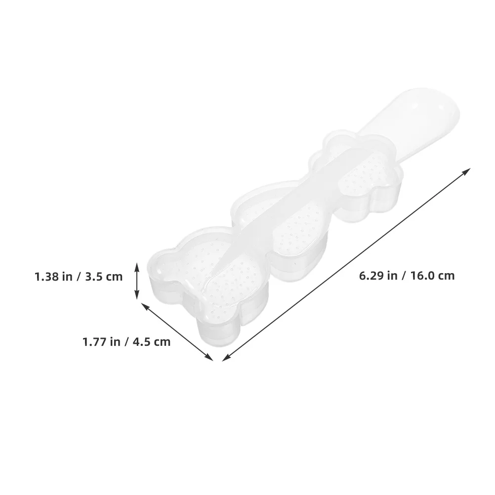 

4Pcs Rice Ball Molds Cute-Shaped Sushi Making Tools for Onigiri DIY Kitchen Gadgets Plastic Molds Set for Rice Cakes Chocolate