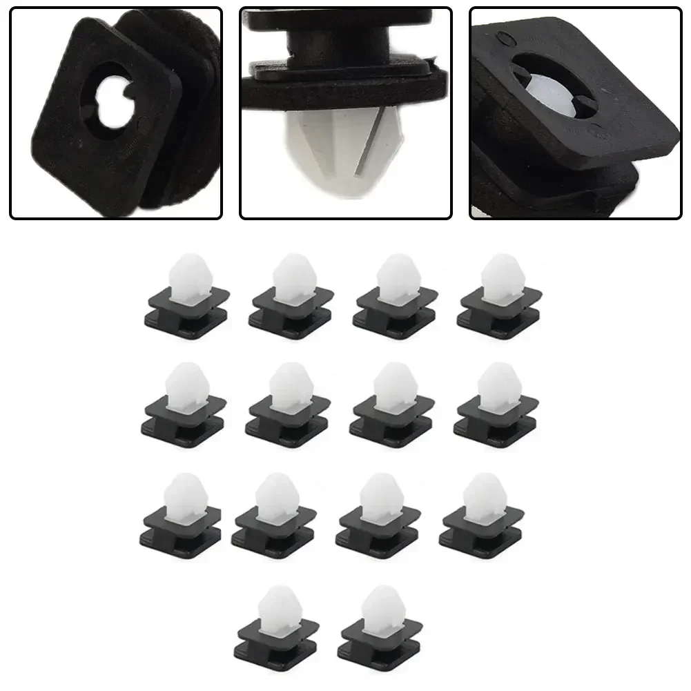 14pcs A Pillar Trim Front Windshield Molding Clips For Ford Explorer 2011-2019 Plastic Material Car Accessories