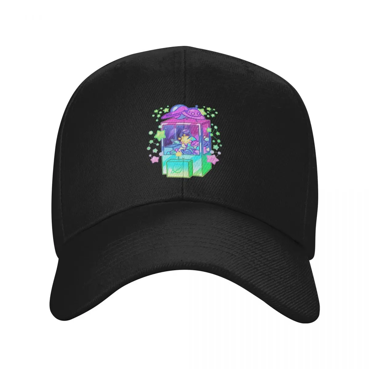 

Neon Galaxy UFO Catcher Baseball Cap western Hat Hat Beach dad hat hats for men Men's Caps Women's