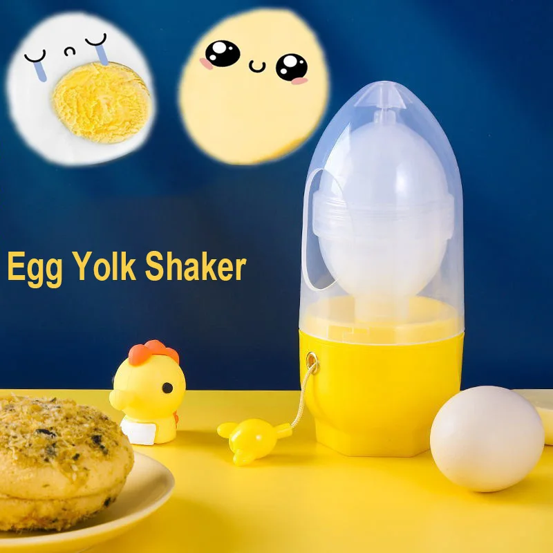 New Egg Yolk Shaker Gadget Manual Mixing Golden Whisk Eggs Spin Mixer Stiring Maker Puller Kitchen Cooking Baking Tools