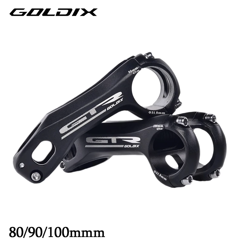 

GOLDIX-17 градусов 80/90/100 мм 3D кованый вынос велосипеда вынос велосипеда из алюминиевого сплава для горного велосипеда 31,8 мм ручка детали велосипеда