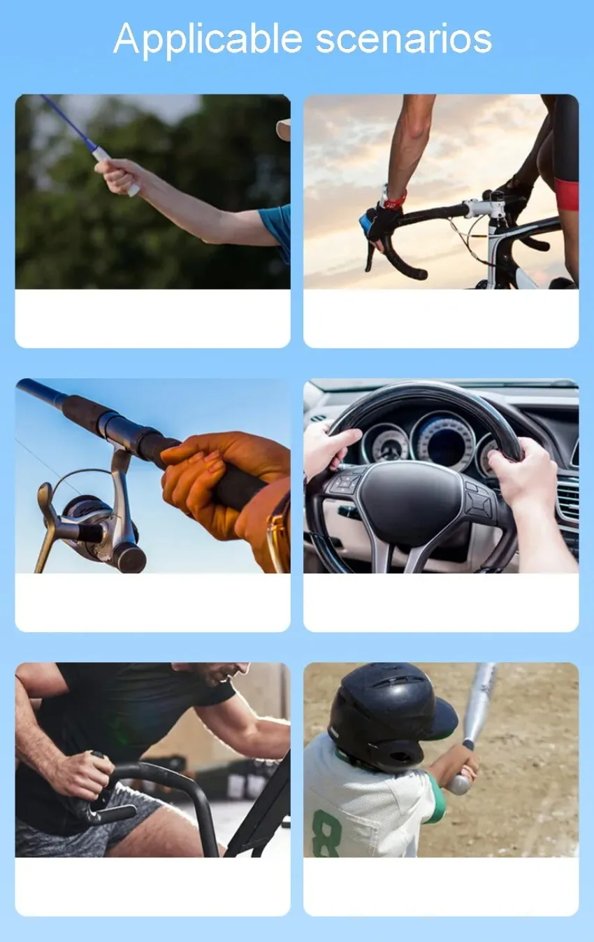 2/10 Stück Braune Dicke Tennisgriffe Rutschfeste Perforierte Badminton-Griffe Pickleball-Schläger-Übergriffe Fahrradlenker-Ummantelung Padel-Griffband – Detail 5