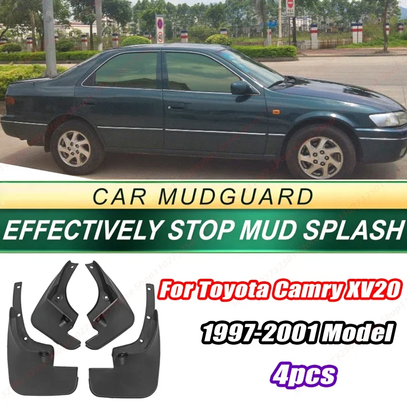 For Toyota Camry XV20 1997-2001 Model 4PCS Front Rear Mud Flaps Splash Guards Fender Mudguards Auto Accessories