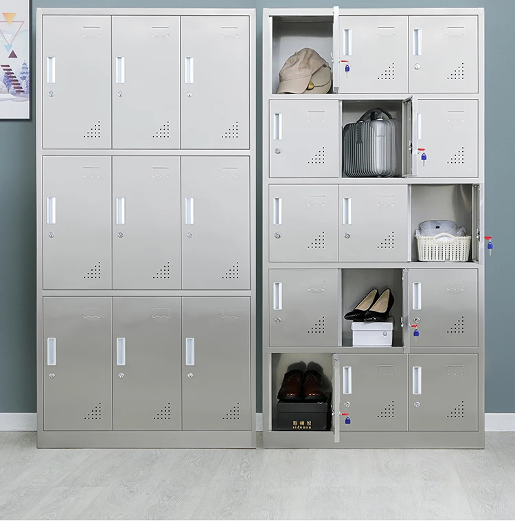 stainless steel locker staff locker locker multi-compartment shoe cabinet multi-door sideboard cupboard cupboard