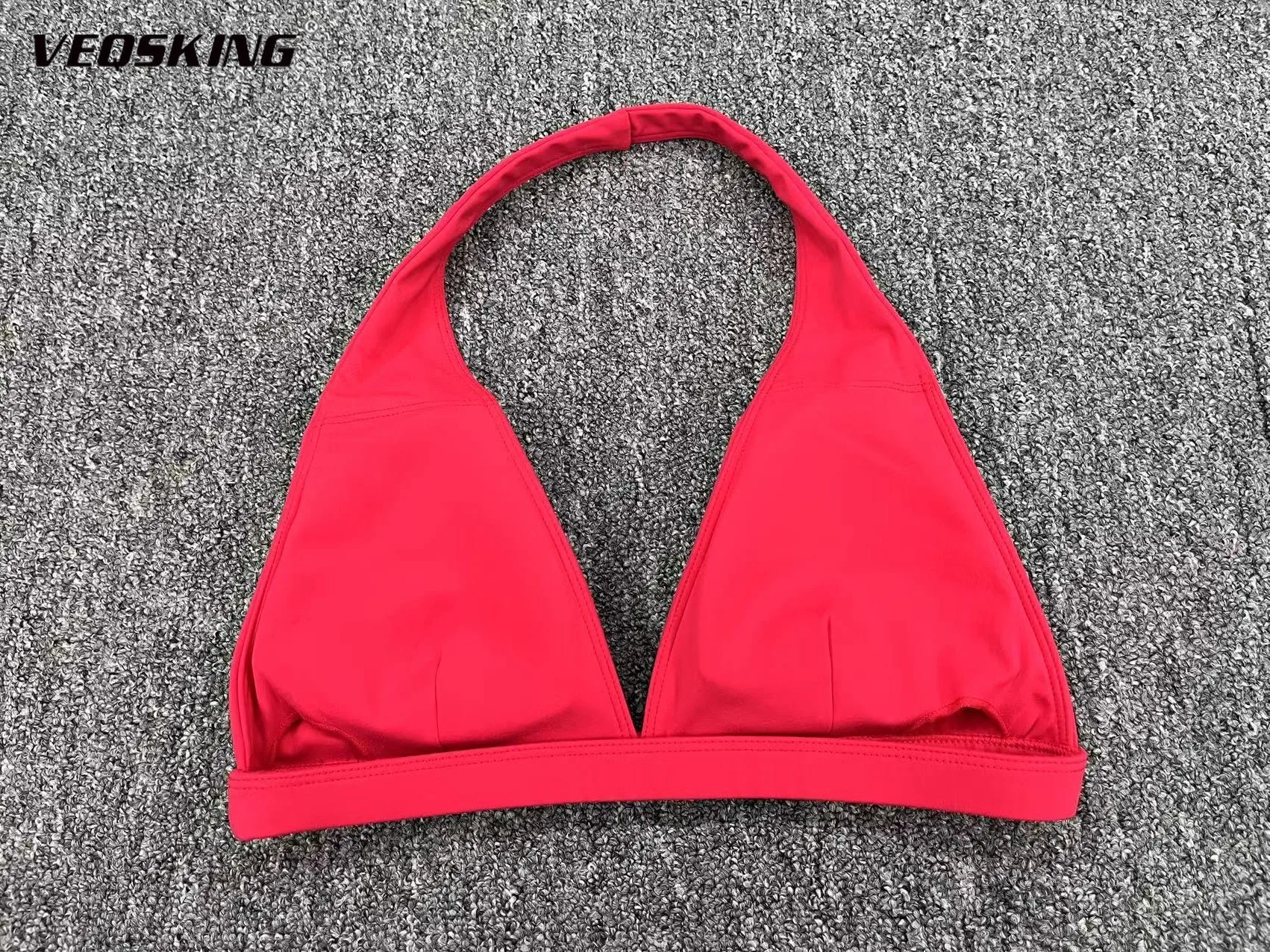 

VEQSKING Women's Yoga Clothes, Hanging Neck, Backless, Quick Drying, Breathable Yoga, Running, Backless Design, Fitness Bra