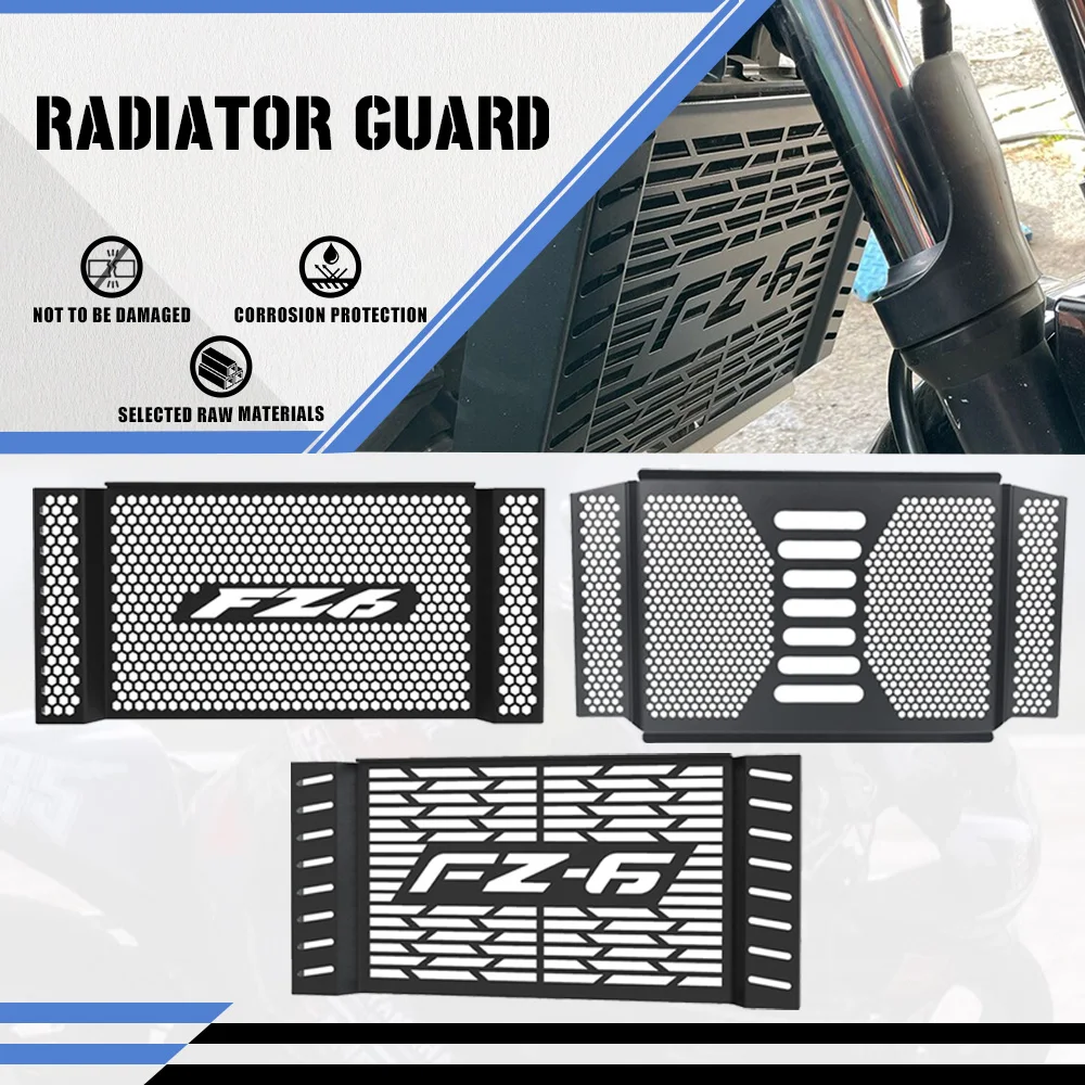 

FOR YAMAHA FZ6 Fazer 2007-2008-2009-2010 Motorcycle Accessories Radiator Guard Water Tank Protection Grille Mesh FZ6 07-10