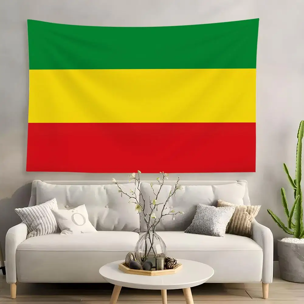 

Ethiopian Empire Nlbflag Tapestry House Bedroom Living Bar Garden Microfiber Decoration Background Art Custom Banner