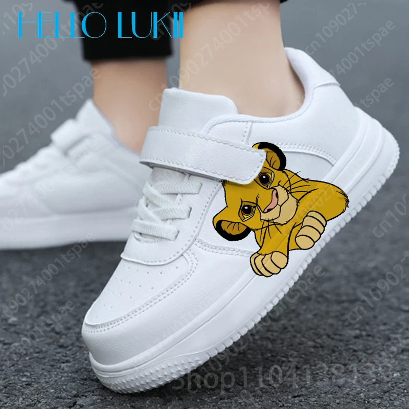 Lion King Shoes boys sneakers for children Student Casual basketball shoes Stitch Kid Sneakers Running Fashion Sports Shoes