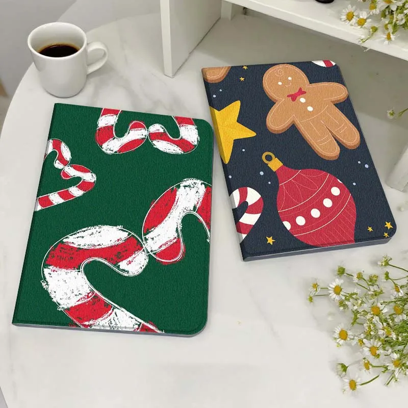 

Christmas Cane Candy Cartoon For Huawei MediaPad MatePad M5 M6 11 12 X SE T10 T10s 2 C5e T5 Pro Lite Air 11.5 Inch Tablet Case
