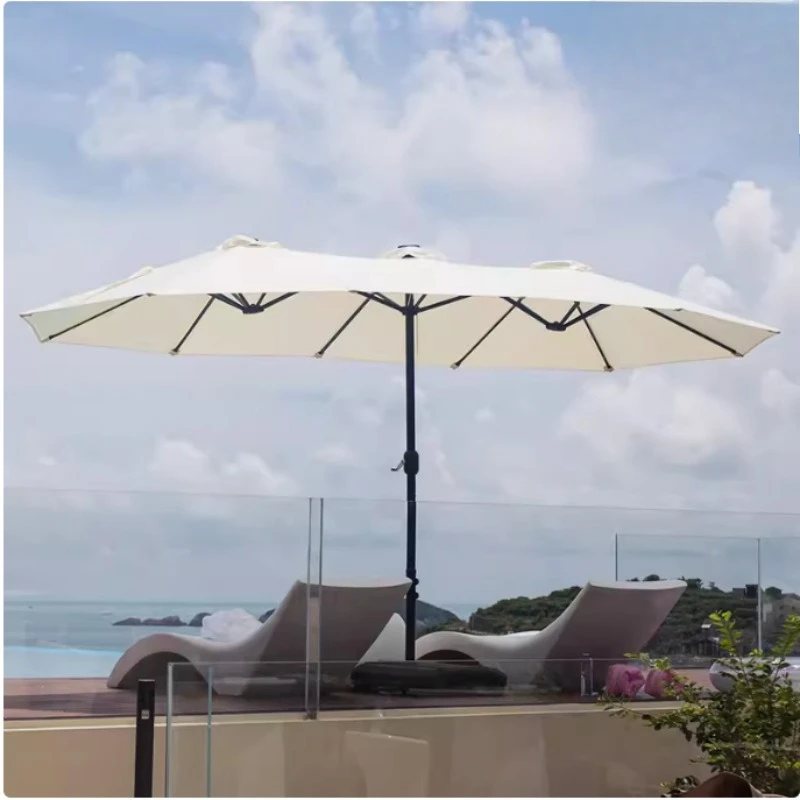 Outdoor parasol Garden umbrella Central columnOutdoor  Garden umbrella Double head stall umbrella