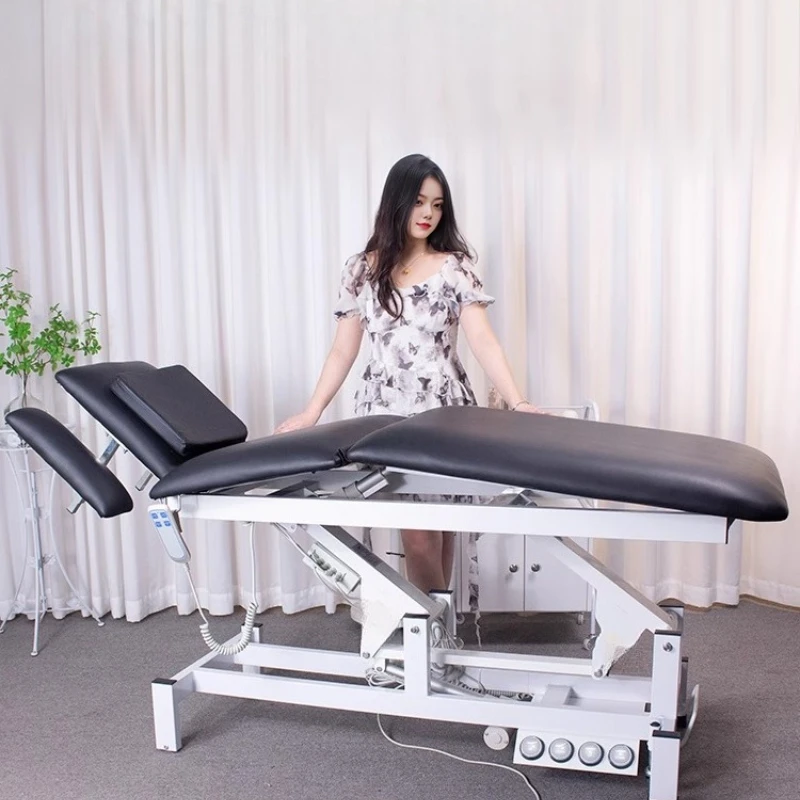 

Electric physiotherapy bed multi-functional lifting and bone setting