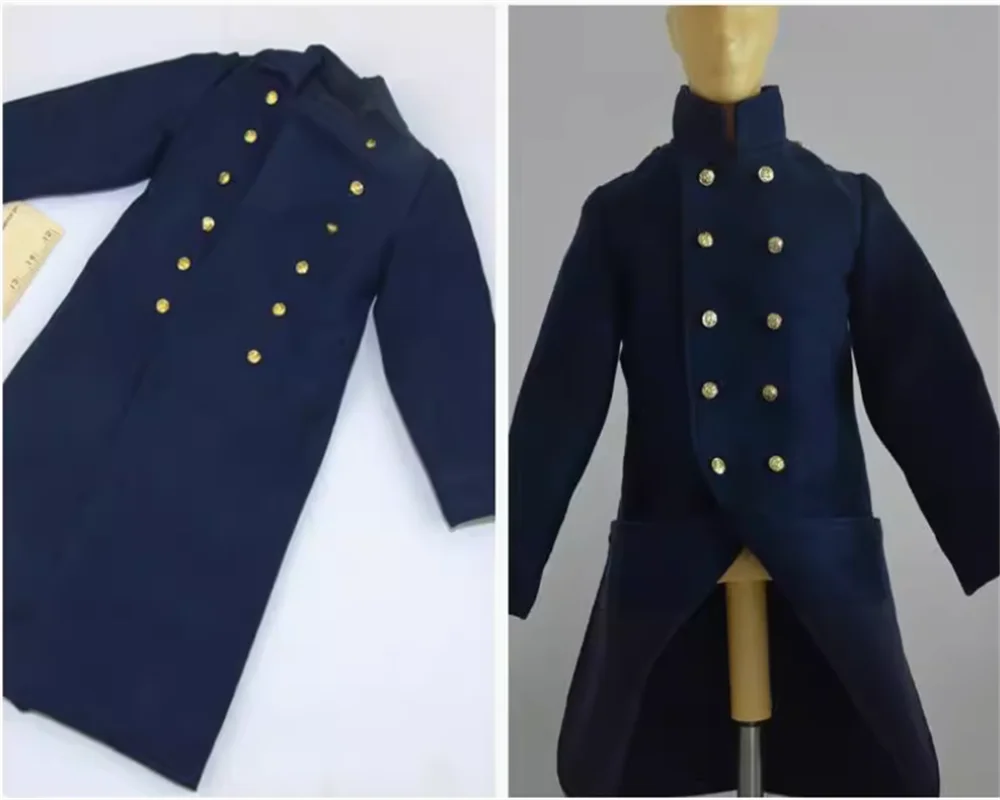 

BROWN ART 1/6 Male Clothing Guards Standing Collar Double Breasted Coat Jacket Model For 12'' Action Figure Body In Stock