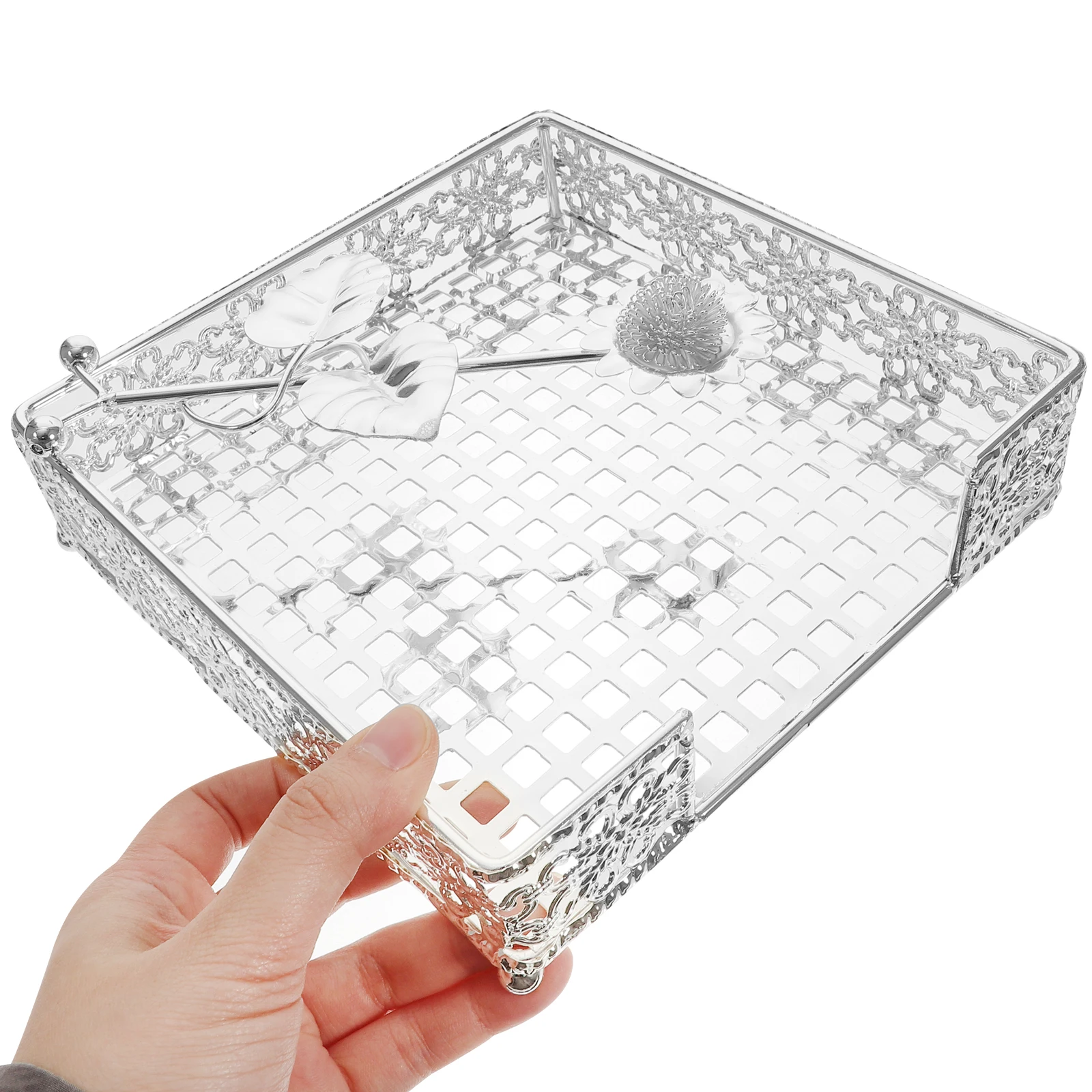

Napkin Holder Iron Retro European Style Decorative Table Home Kitchen Restaurant Banquet Party Guest Serviette Stand Dispenser