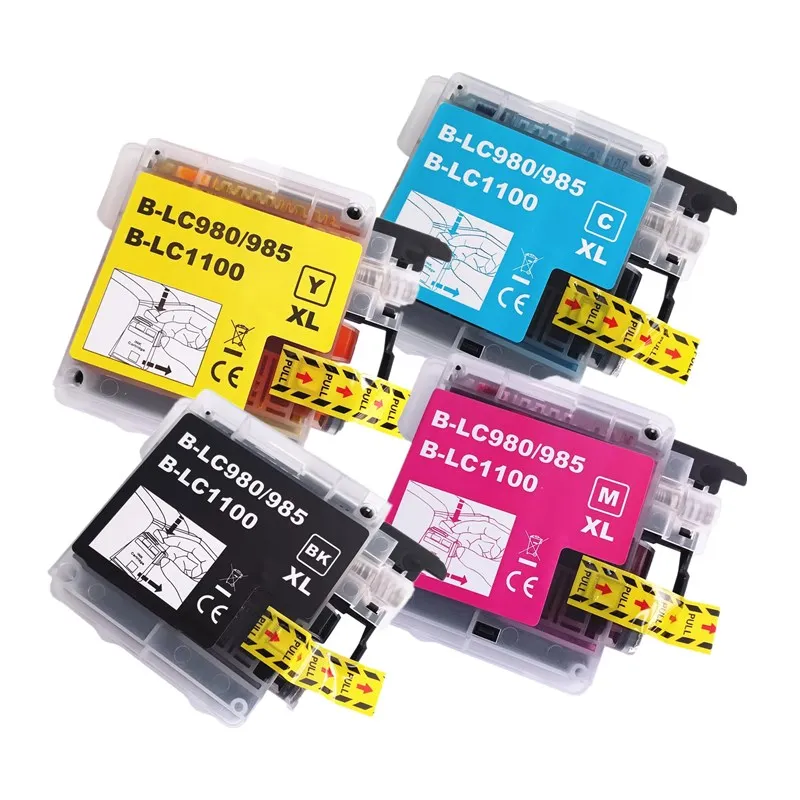 SKY Ink Cartridge For LC980 LC985 LC1100 For Brother DCP-J140W MFC-250C 255CW 257CW J270W 290C 490CN 490CW 495CN 585CW J615W