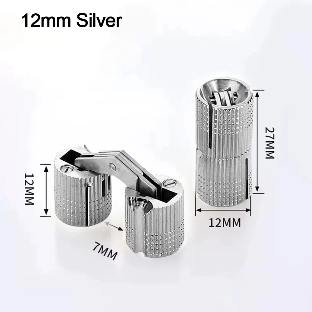 

Новые латунные петли 8-18 мм, невидимые цилиндрические мебельные петли, скрытые скрытые петли для шкафа