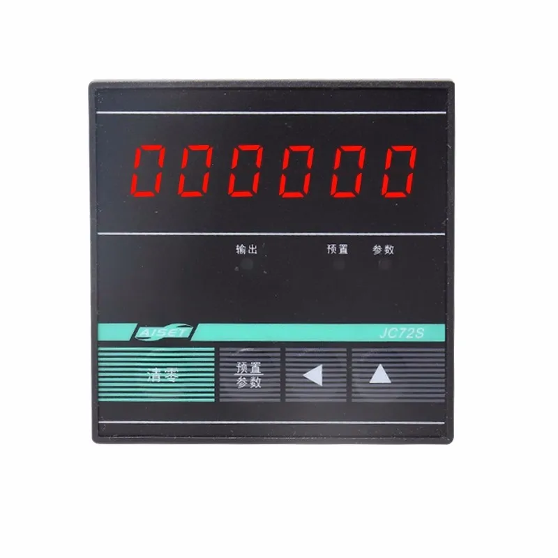 

AISET JC72S/JC72S-B/JC72S-A Electronic Counter JC48S-A/JC48S-B JC48S-A 24V JC48S-B 220V JC72S-A 24V JC72S-B 220V JC48S-B(0.5s)