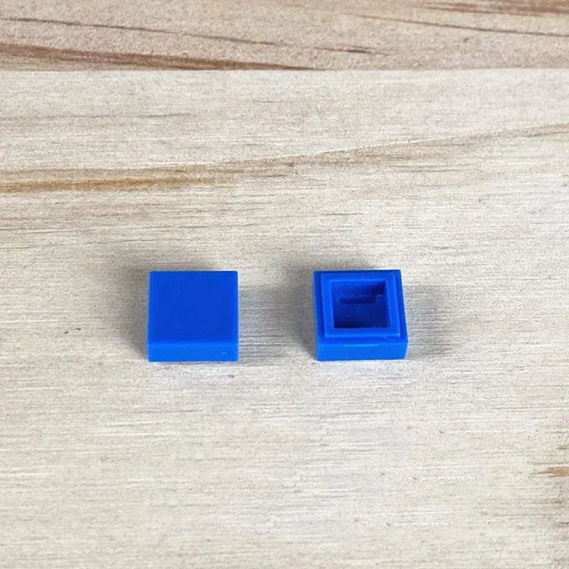 200PCS 1x1 Ziegel Flache Fliesen Glatte 1*1 Bausteine DIY Pädagogisches Kreative Teile Spielzeug für Kinder kompatibel 3070