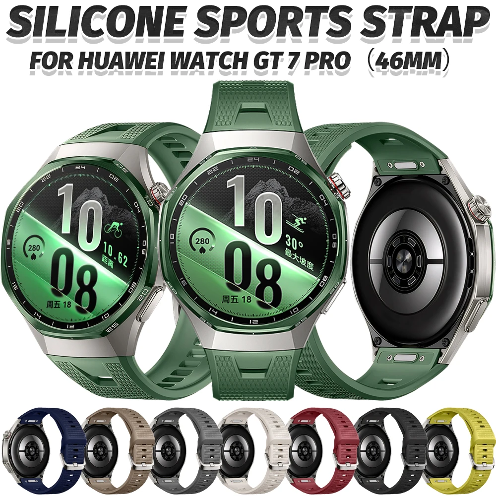 Original Silikonarmband für HUAWEI WATCH GT 7 Pro Armband Correa Ersatz-Sportarmband für Huawei GT 7 Pro 46mm