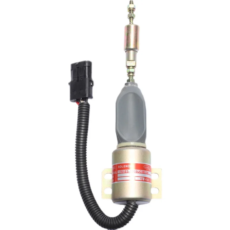 

Excavator accessories stop fuel cut-off switch 1751ES-12E6UC3B1S5 SA-4273 12V 24V flameout solenoid valve