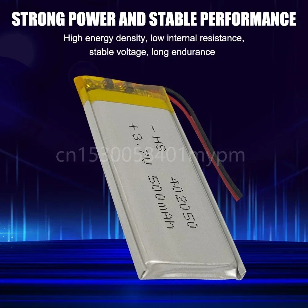 402050 3.7V 500mAh 042050 Lithium Polymer Rechargeable Battery for DVD MP3 Scale Camera Wireless Mouse Reading Pen Li-Po Cells