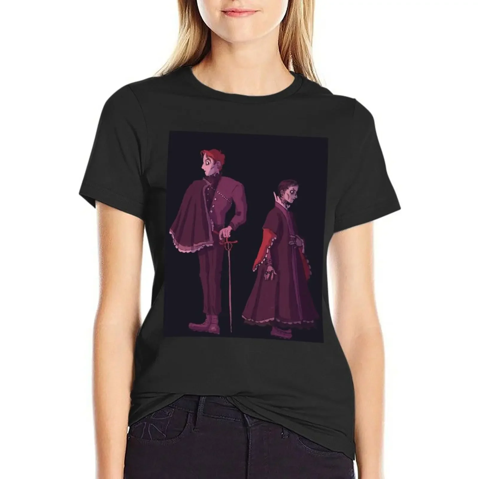 

girl worsties T-Shirt lady clothes anime clothes cute tops Woman fashion