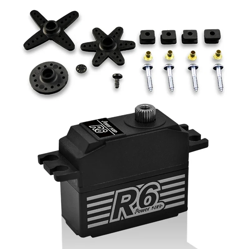 Power HD R6 Metal Geal Rc Servo 7,5 kg/28,5 g für 1/12 RC Autos/Pancar 500 Hubschrauber/Mono1 Rc Boot