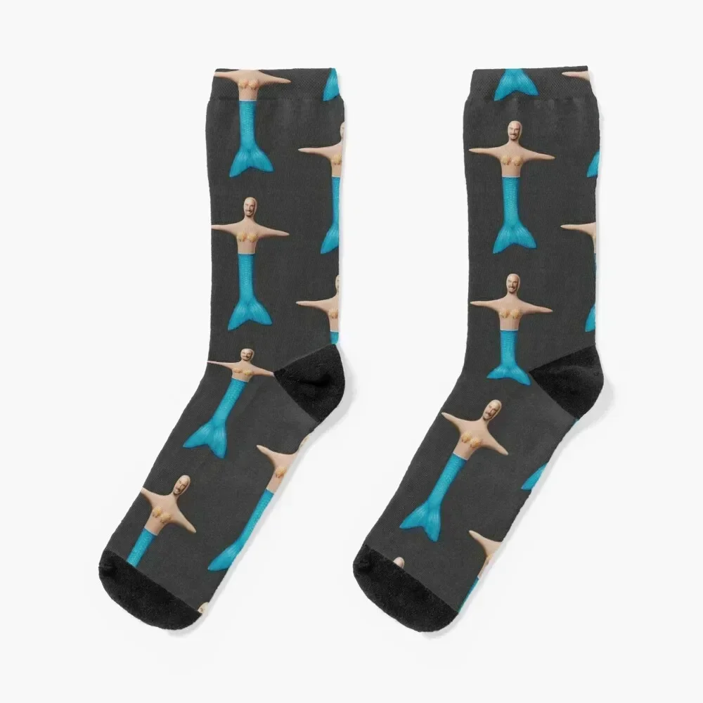

Dr. Phil Mermaid Socks sheer Stockings man luxury Novelties Socks For Men Women's