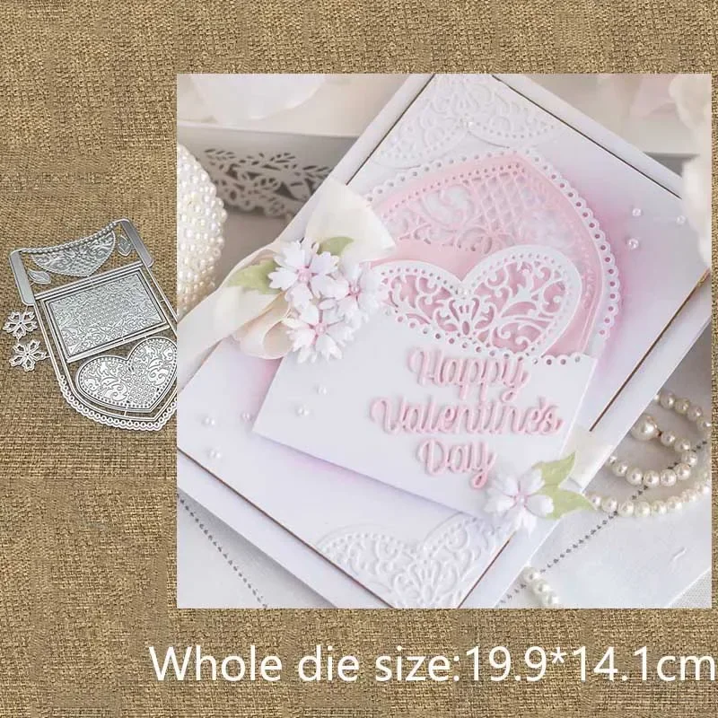 

New Design Craft Metal Cutting Die cut dies lace flower envelope decoration scrapbook Album Paper Card Craft Embossing die cuts
