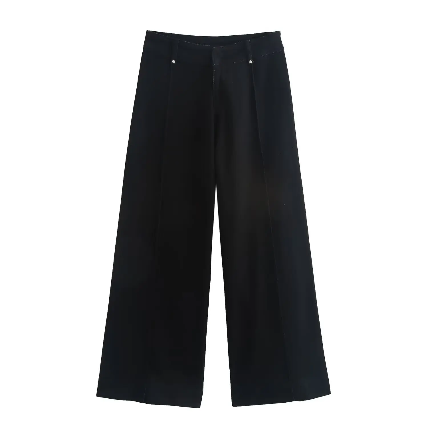 

High Waist Drapey Women's Jeans Straight Leg Wide Leg Pants Versatile Autumn Winter New Style Loose Fit Trousers